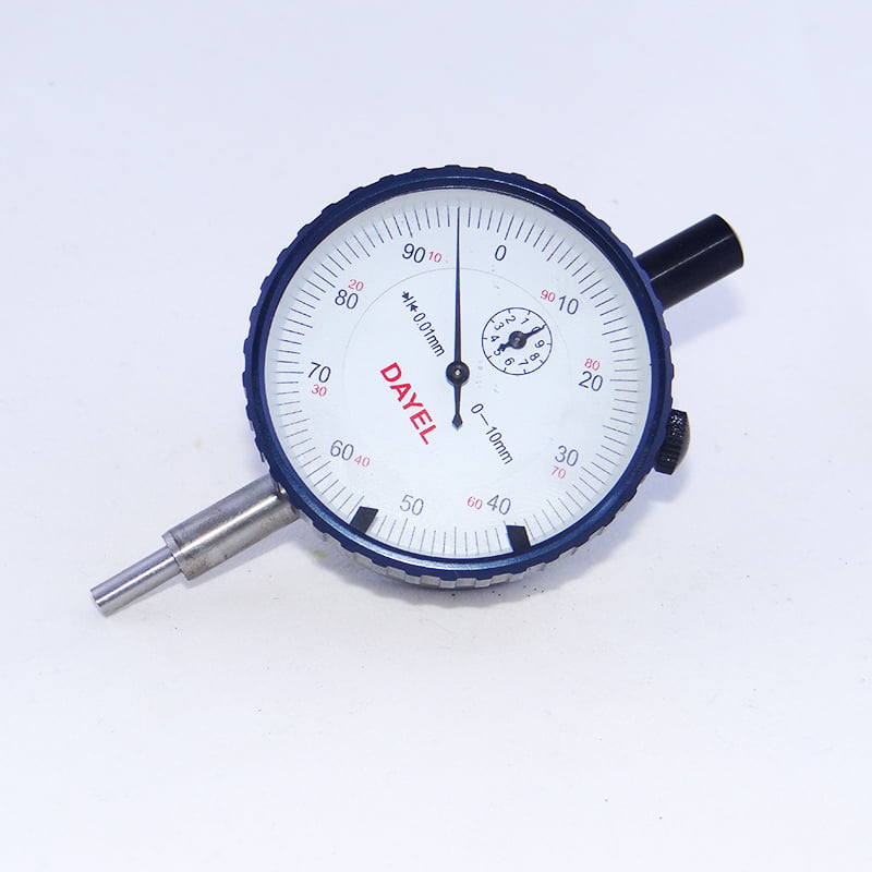 Analog dial gauge for diesel parts, 0-10 mm, 0.01 mm precision