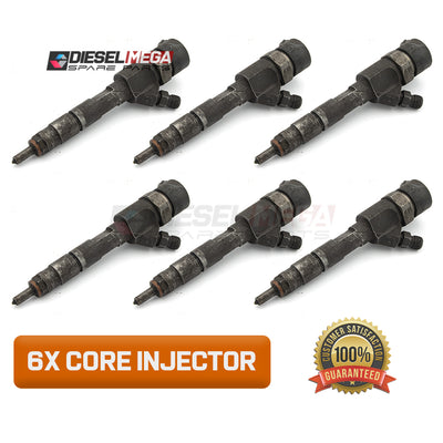 Bosch CR Injector 0445110110 8200100272 core pack of 6 for Renault 1.9D diesel series