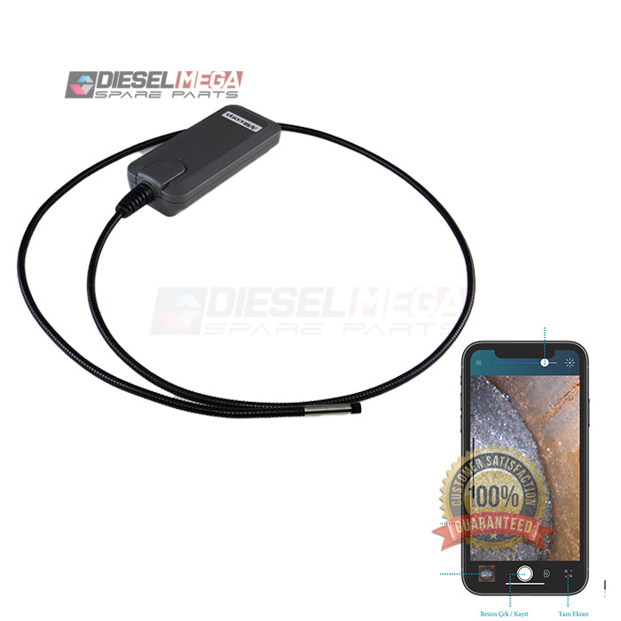 W1149 WiFi Dual Camera Borescope for Diesel Engine Diagnostics