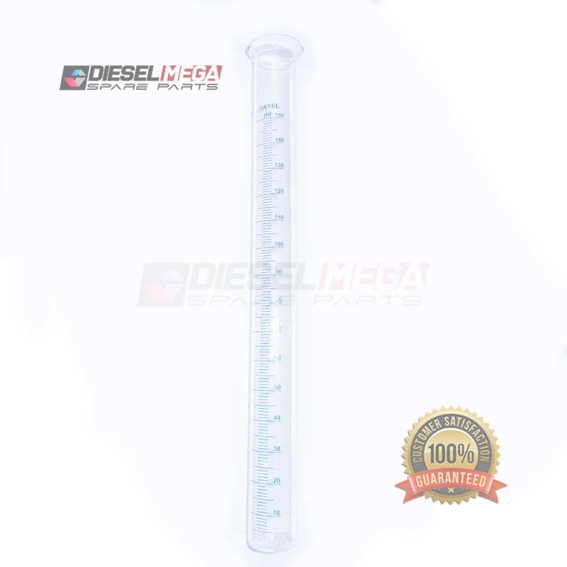 Graduated Glass Tube 150ml for Precise Fluid Measurement in Injector Services