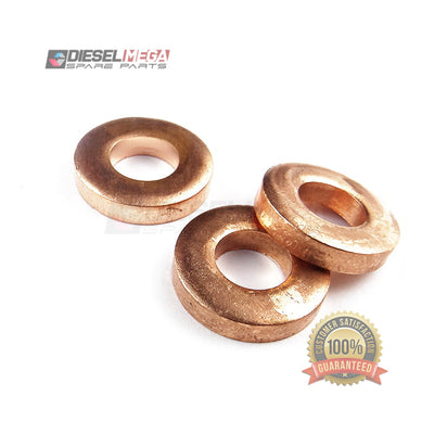 CR Injector Copper Washer 2.5mm (100pcs) for High-Performance Diesel Injector Sealing