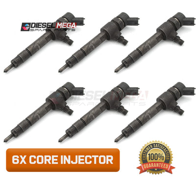 Bosch CR Injector 0445110002 core pack of 6 for diesel injector repair services